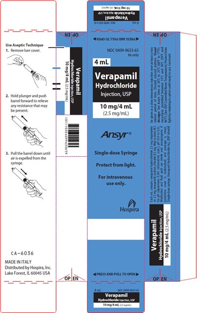 Carton (1000720 0409 9633 05 Verapamil Box Label)